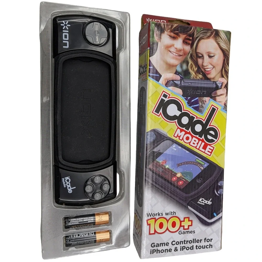 ION iCade Mobile Game Controller for iPhone & iPod touch Black Bluetooth Gaming